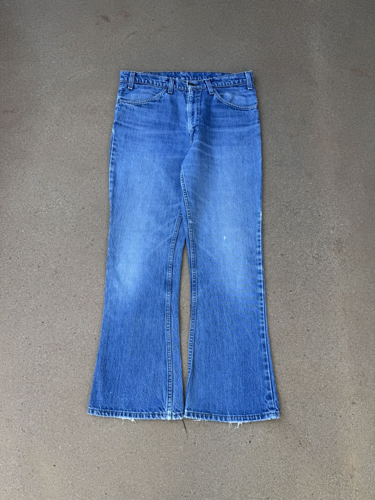 Levi's Vtg 80’s Levi’s 646 Orange Tab Bellbottom Flare Jeans 33x29 Size US 33 - 1 Thumbnail