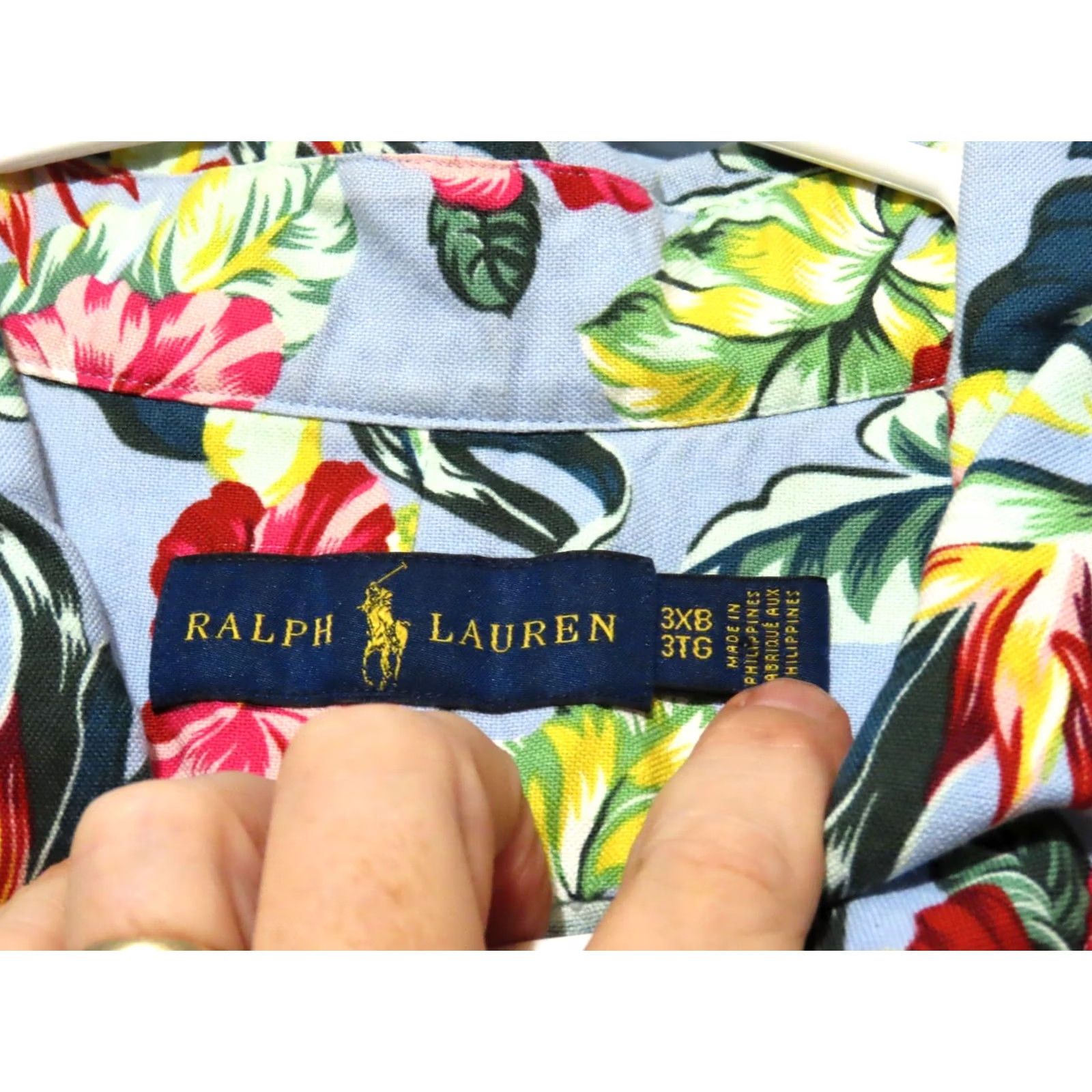 Polo Ralph Lauren Polo Ralph Lauren Men 3XB Big Tropical Floral Hawaiian Camp Shirt Cotton NWOT Size US XXL / EU 58 / 5 - 5 Thumbnail