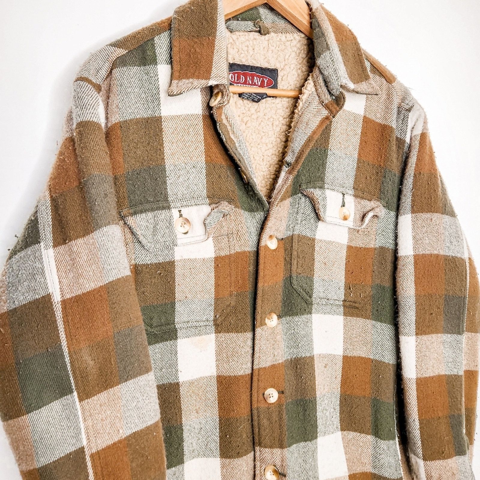 Old Navy Old Navy Vintage Flannel Button Down Jacket Shacket Size S Size US S / EU 44-46 / 1 - 2 Thumbnail