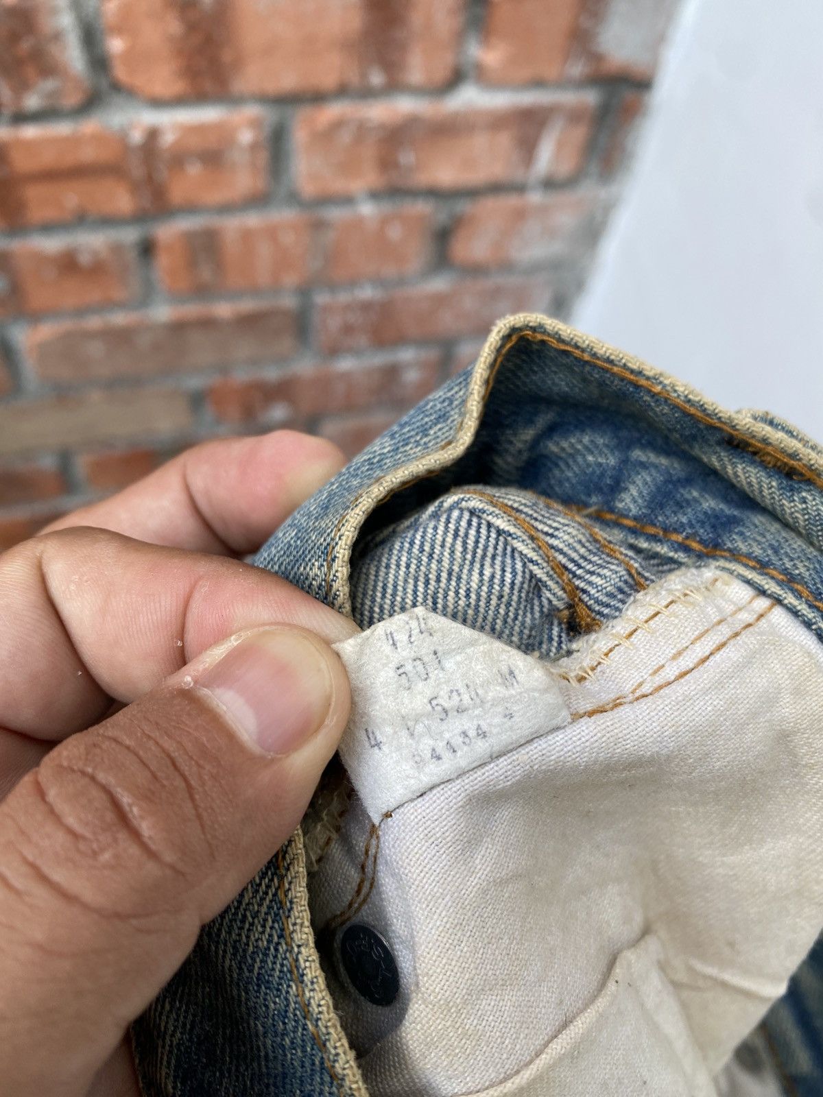 Levi's Vintage Clothing W27x28.5 Vintage levi's 501 redline cut off made in USA #524 Size 27" / US 4 / IT 40 - 8 Thumbnail