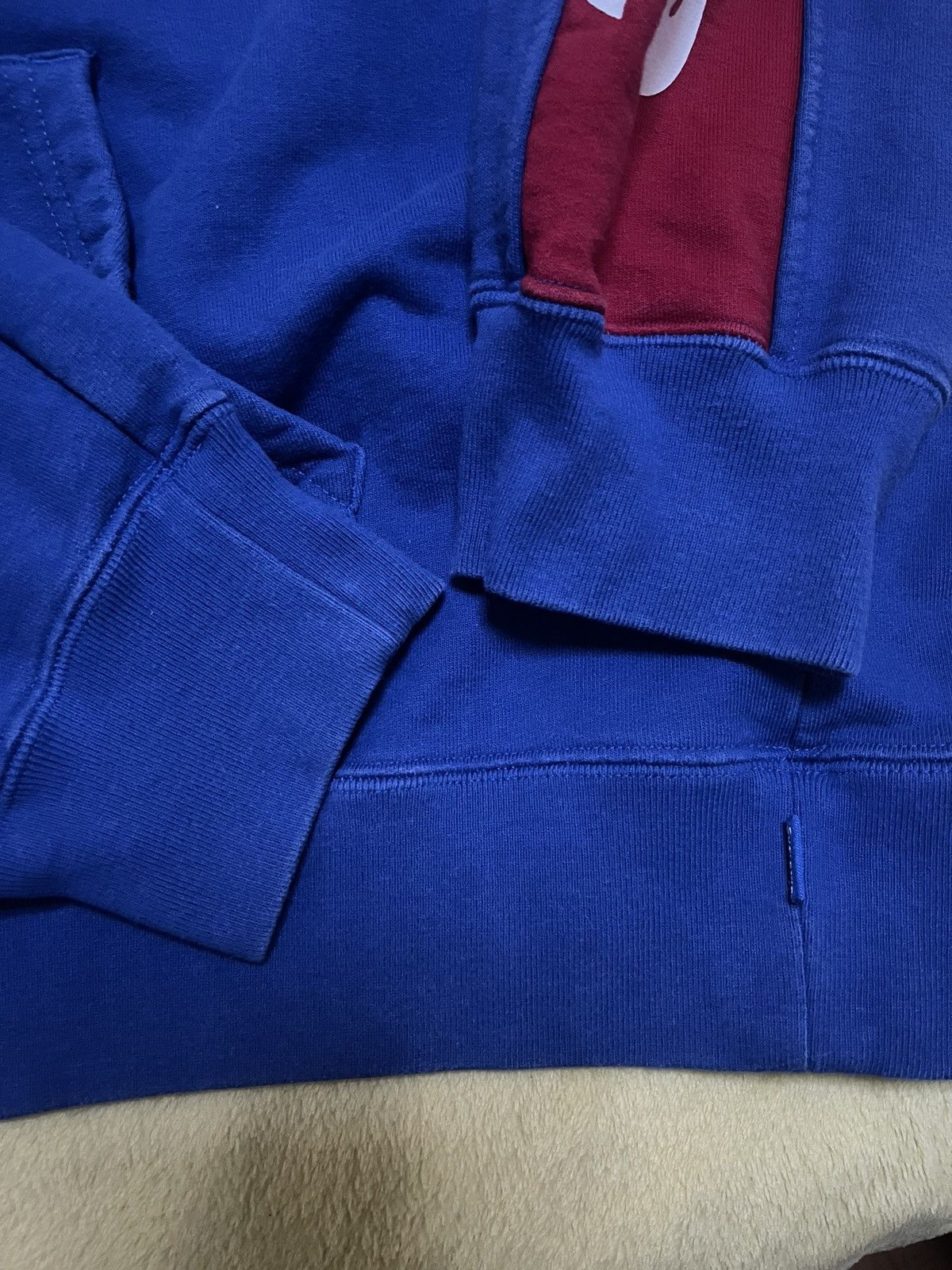 Supreme Supreme ss18 side line hooded sweatershirt red blue Size US L / EU 52-54 / 3 - 7 Thumbnail