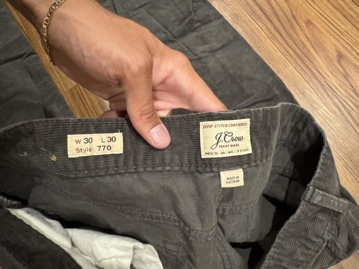 J.Crew J. Crew Charcoal Grey Corduroy Pants Size US 30 / EU 46 - 3 Thumbnail