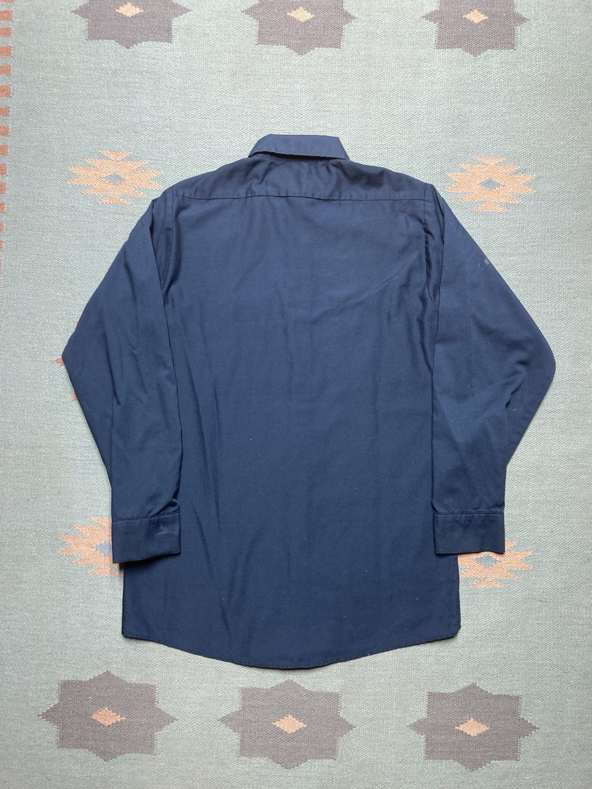 Red Kap × Vintage Vtg red kap work shirt navy blue paint distressed small Size US S / EU 44-46 / 1 - 7 Thumbnail