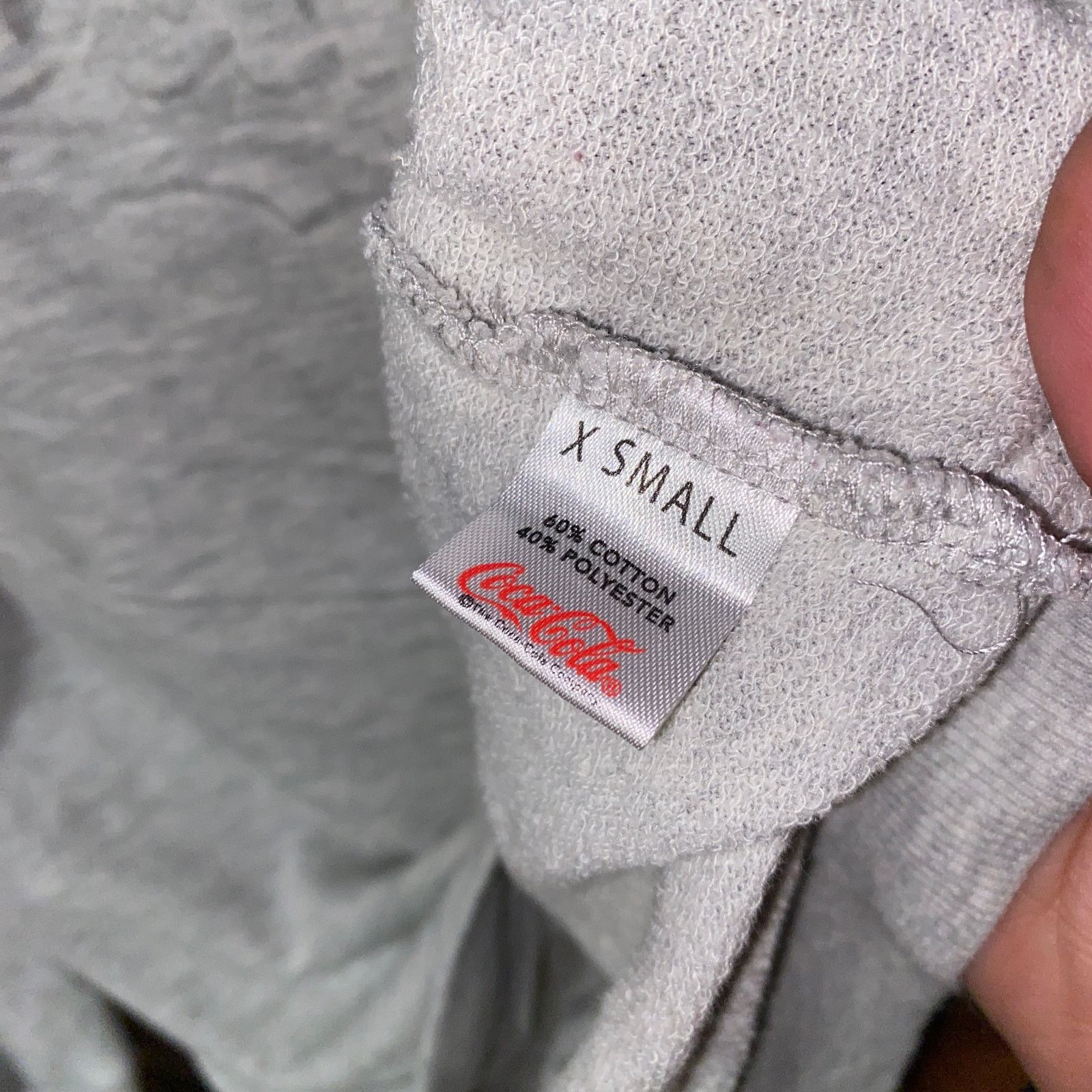 Coca Cola Coca Cola Gray Embroidered Crew Neck Sweatshirt Size XS Size XS / US 0-2 / IT 36-38 - 4 Thumbnail