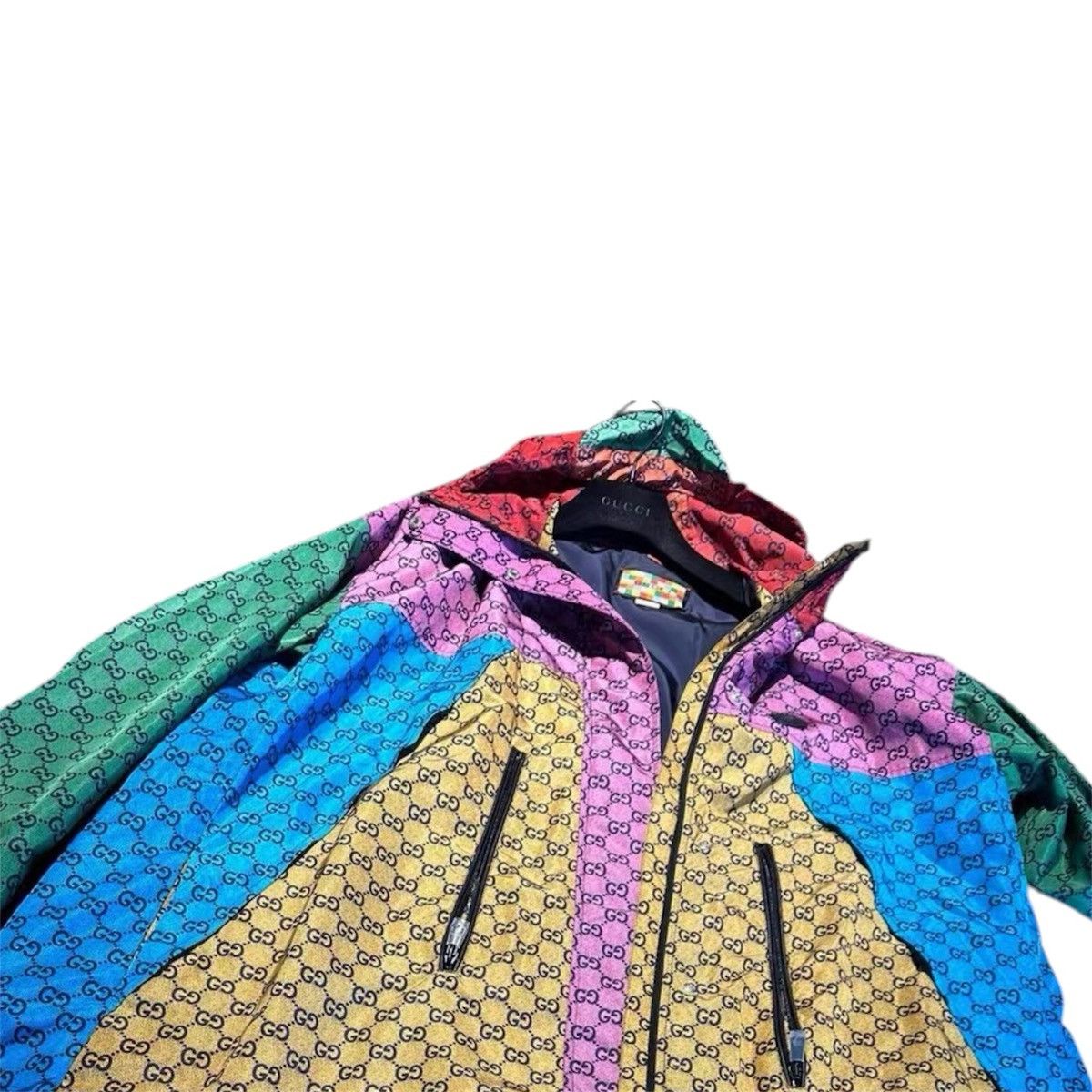 Gucci Gucci 40 multicolor GG monogram windbreaker Coat Size S / US 4 / IT 40 - 4 Thumbnail