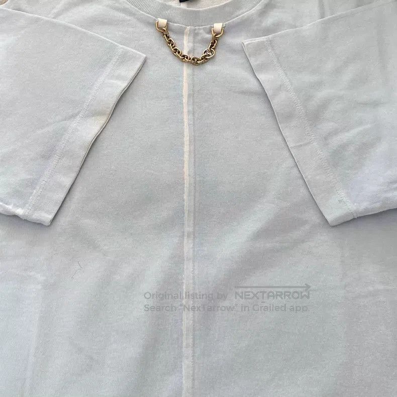 Louis Vuitton Louis Vuitton Blue chain logo printed short sleeves Size XS / US 0-2 / IT 36-38 - 8 Thumbnail