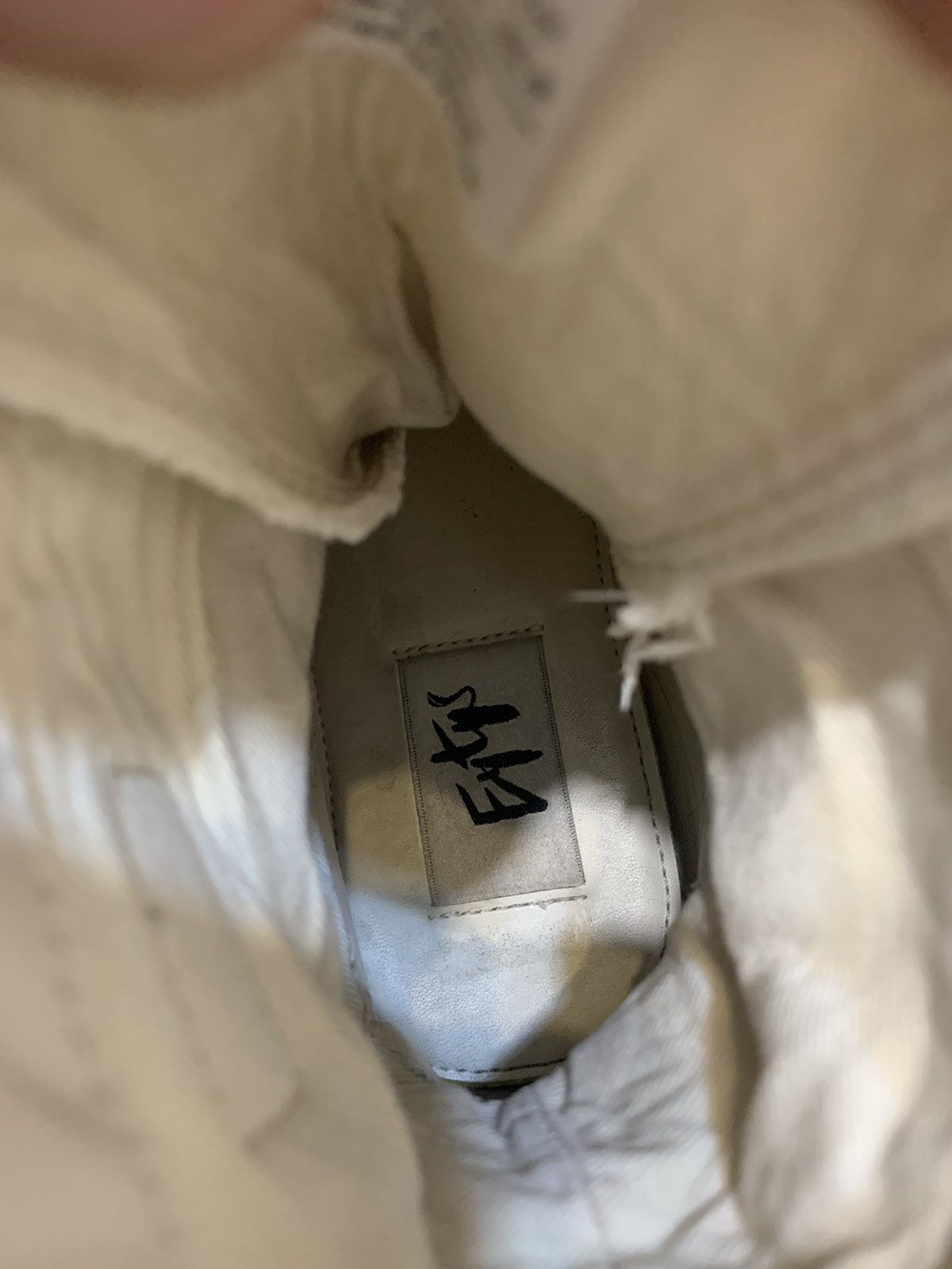 Eytys Eytys Off-White Canvas Michigan Boots US8,5 Size US 8.5 / IT 38.5 - 12 Thumbnail