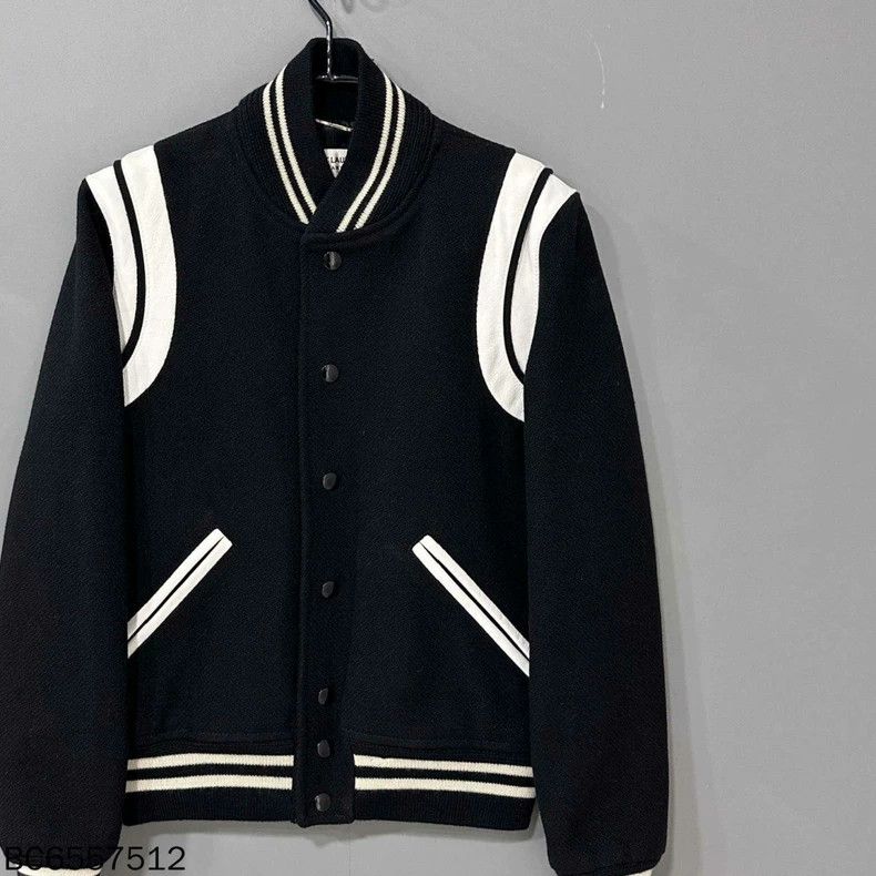 Saint Laurent Paris Saint Laurent Paris size os Classic black and white patchw Size US M / EU 48-50 / 2 - 2 Thumbnail