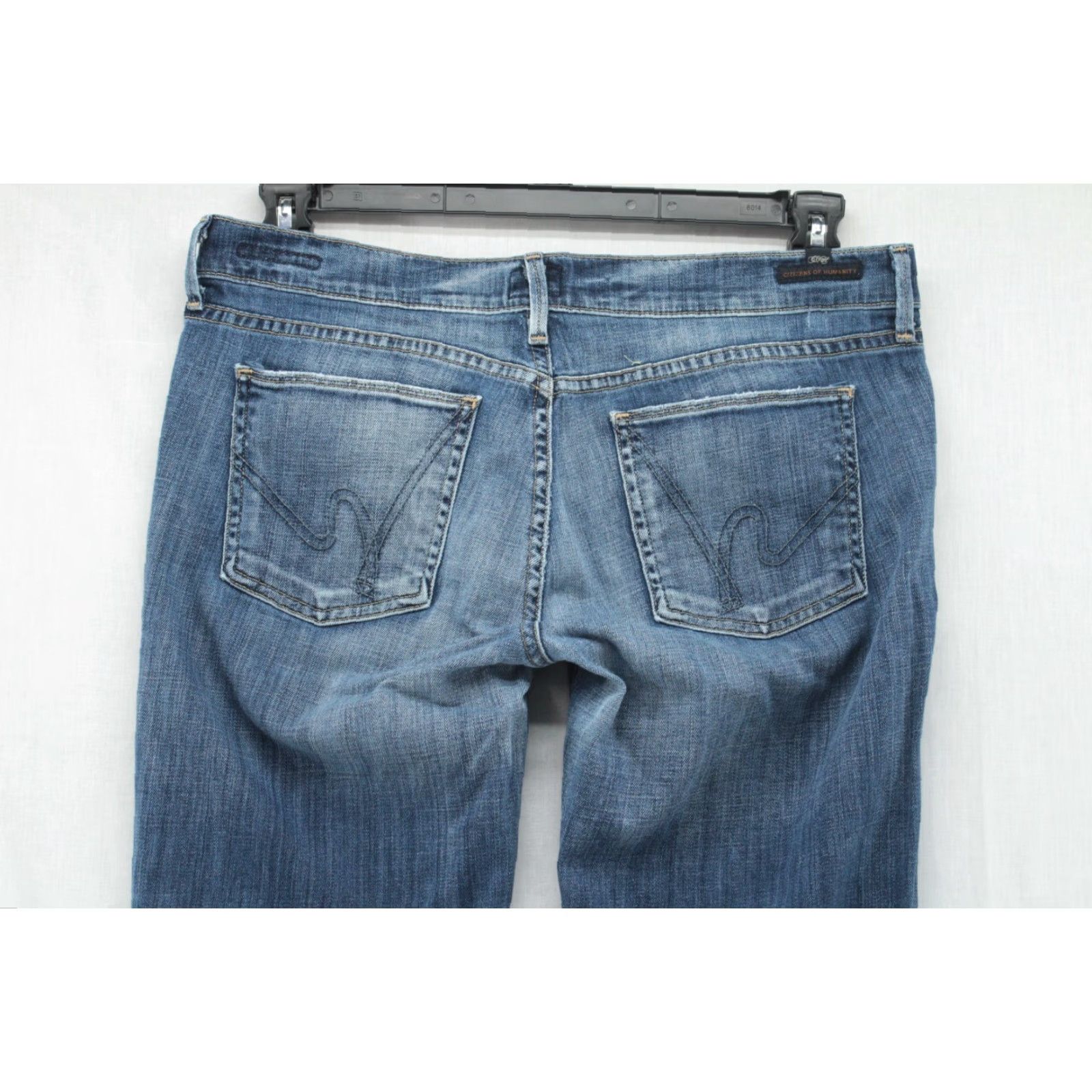 Citizens Of Humanity CITIZENS OF HUMANITY Ava Jeans Women's 34 x 32 Low Rise Straight Stretch Blue Denim Bohemian Size 34" / US 12 / IT 48 - 6 Thumbnail