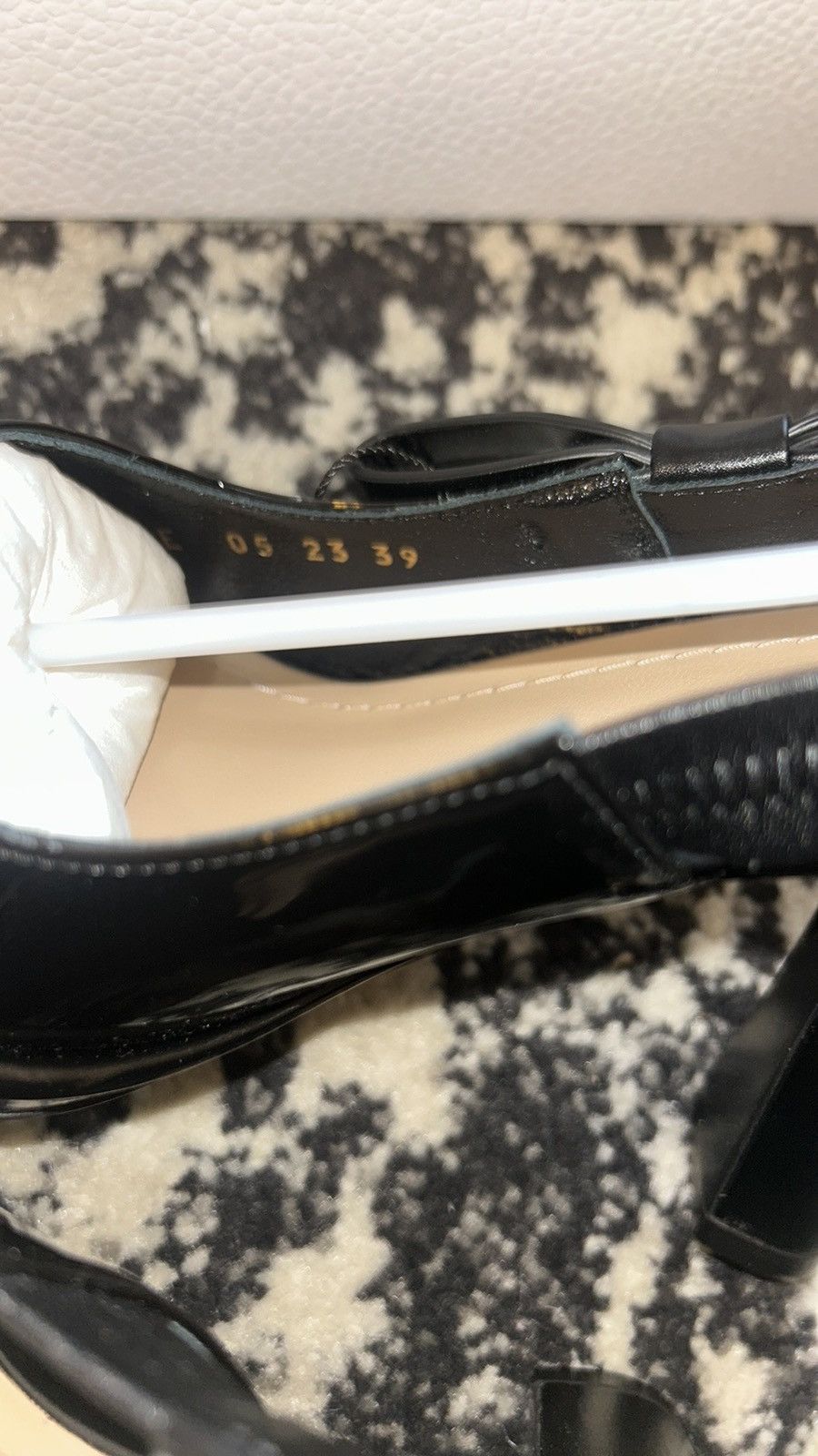 Dior Dior Sweet-D Slingback Pump Black Patent Leather Calfskin Size US 9 / IT 39 - 7 Thumbnail