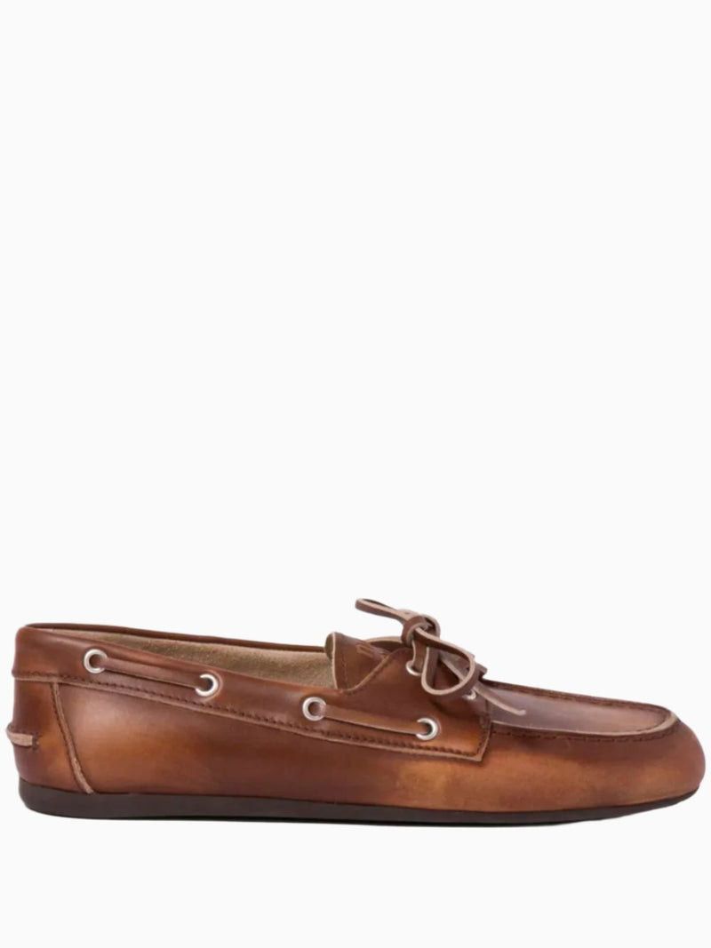 Miu Miu Brown Leather Loafers in brown Size US 10 / IT 40 - 1 Thumbnail