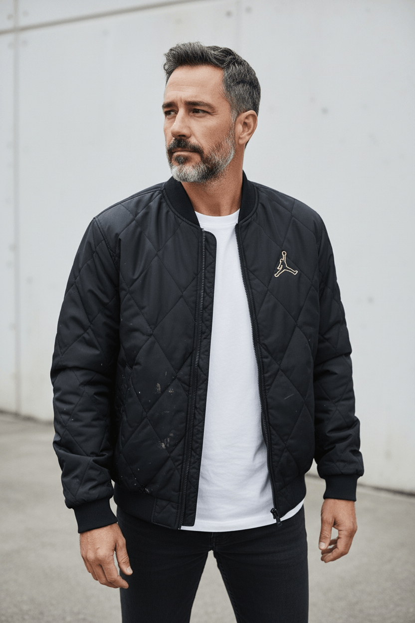 Jordan Brand JORDAN Bomber Style Jacket Size US M / EU 48-50 / 2 - 2 Thumbnail
