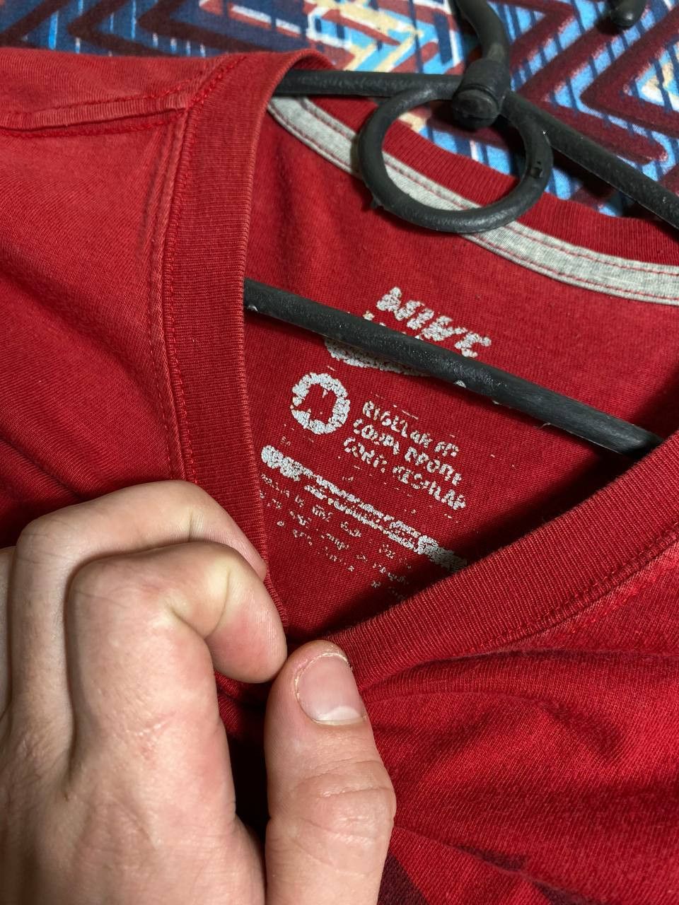 Nike × Vintage Mens Vintage Nike swoosh T Shirt big logo y2k streetwear Size US M / EU 48-50 / 2 - 2 Thumbnail
