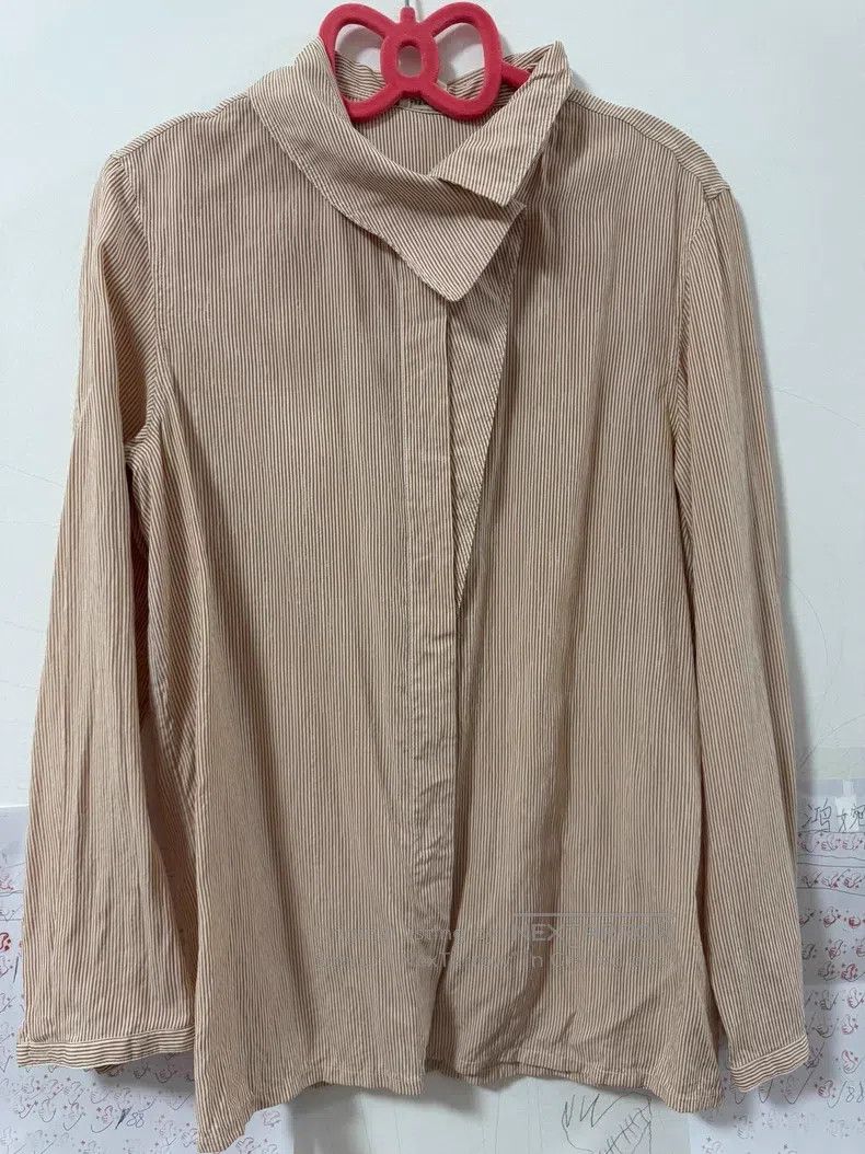 Hermes Hermes Silk shirt with special striped pattern design Size XXS / US 00 / IT 34 - 1 Thumbnail
