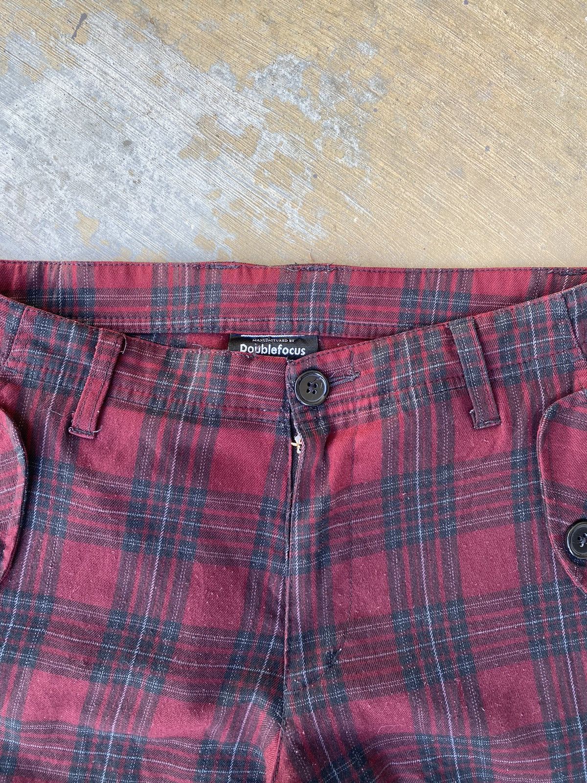 If Six Was Nine Double focus checkered punk cargo pants Size US 31 - 4 Thumbnail