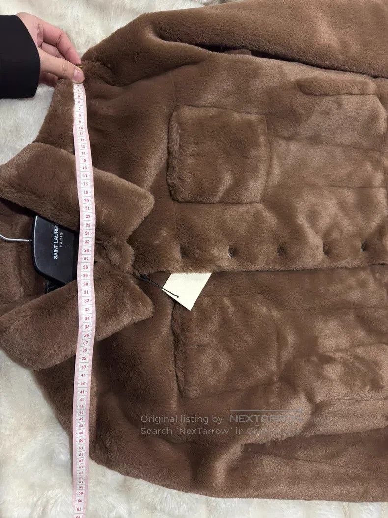 Saint Laurent Paris Saint Laurent Paris Caramel Teddy Fur Jacket Size US L / EU 52-54 / 3 - 7 Thumbnail