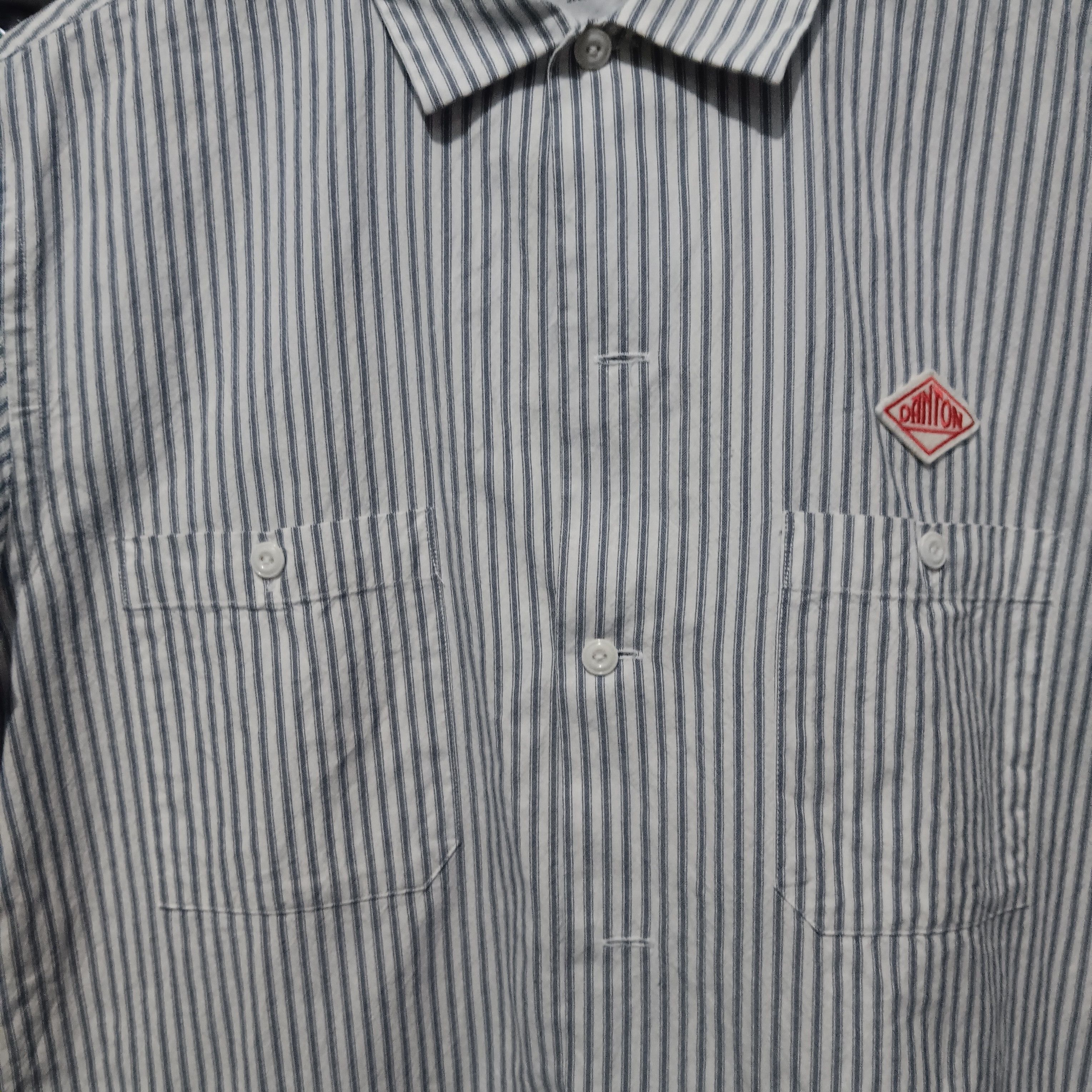 Danton × Japanese Brand Danton strip shirt button up Size US L / EU 52-54 / 3 - 2 Thumbnail