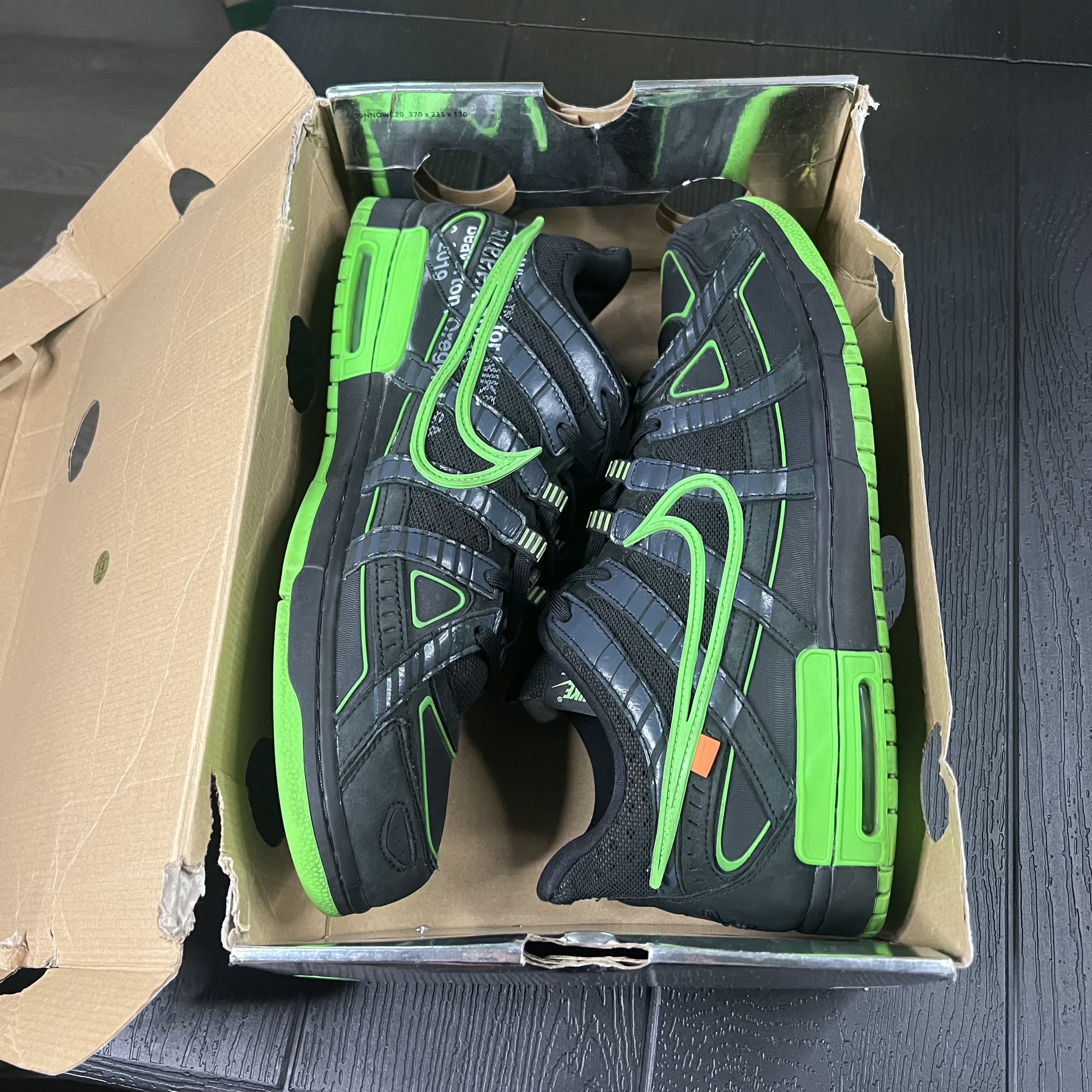 Nike × Off-White Nike Air Rubber Dunk Off-White Green Strike (2020) Size US 15 / EU 48 - 18 Thumbnail