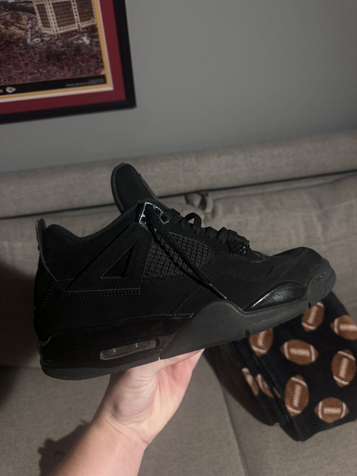 Jordan Brand Black cat 4’s Size US 13 / EU 46 - 1 Thumbnail