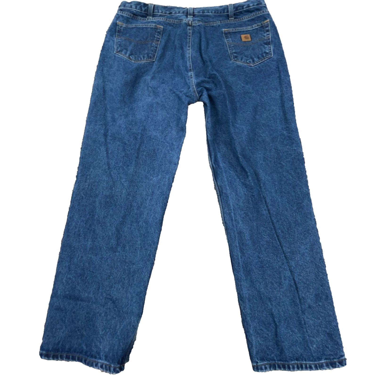 Carhartt Carhartt Jeans Men 44x32 Straight Leg Relaxed Fit Dark Wash Work Wear Baggy Size US 44 / EU 60 - 2 Thumbnail
