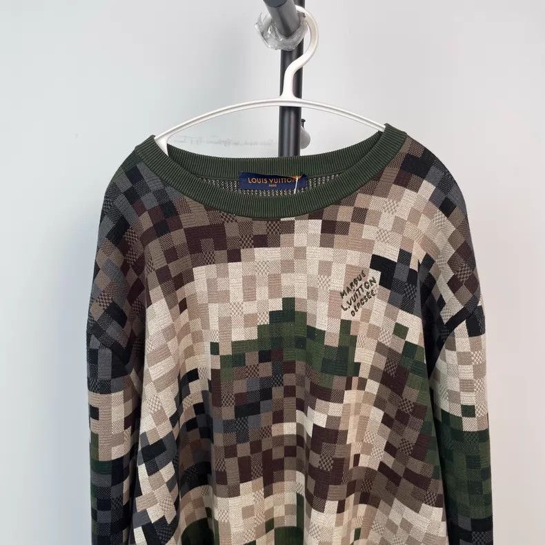 Louis Vuitton Louis Vuitton Fei-Dong camouflage checkerboard-studded mon Size US XXL / EU 58 / 5 - 2 Thumbnail