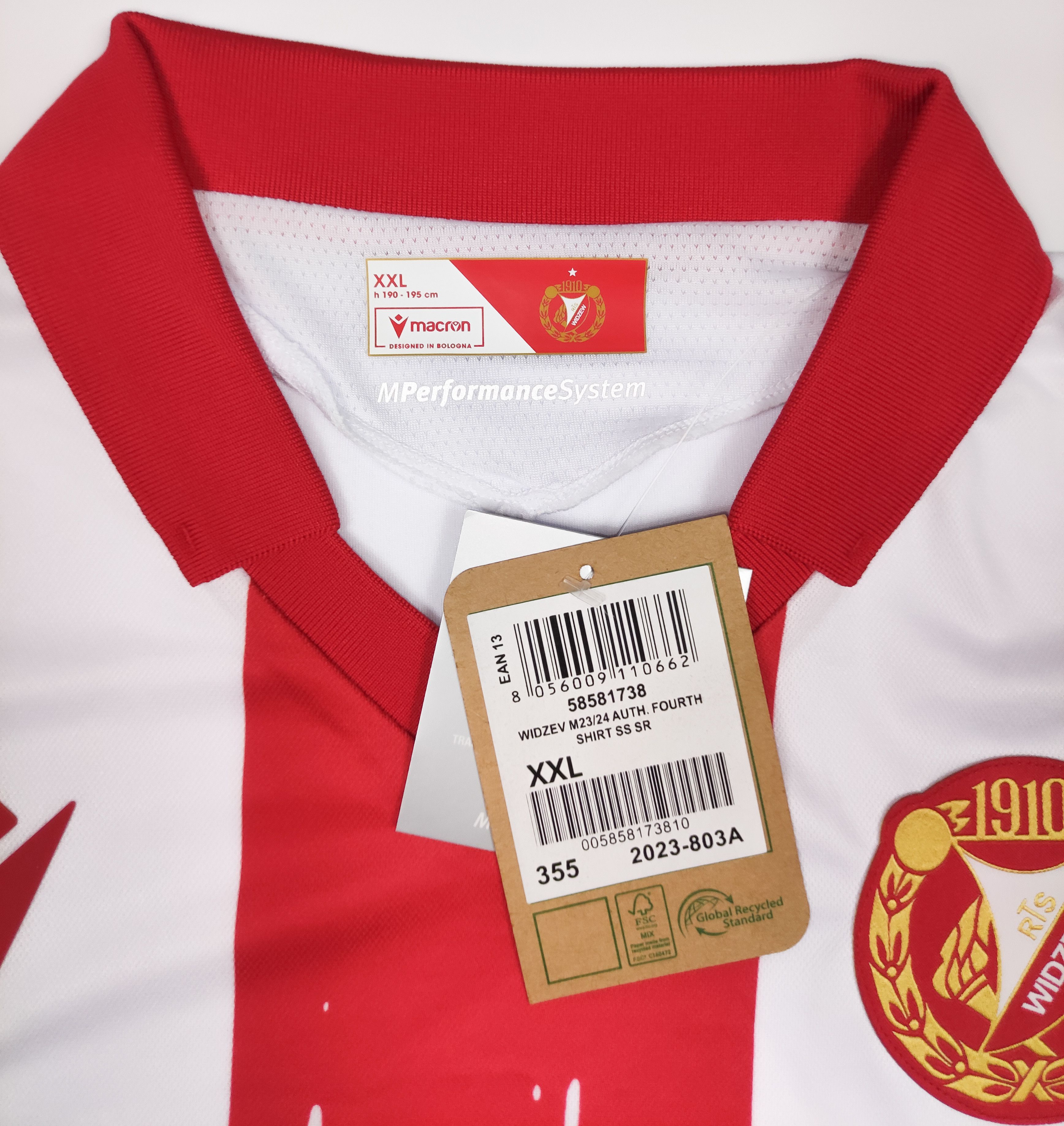Macron BNWT Widzew Łódź 2023 2024 Macron "Special" Shirt Size US XXL / EU 58 / 5 - 3 Thumbnail