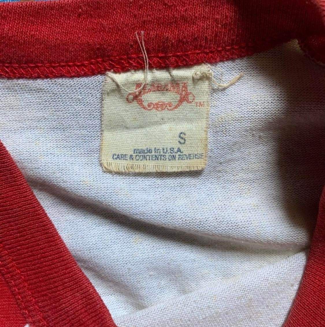 Band Tees × Vintage Vintage Alabama The Touch 1986 Raglan 3/4 Size US S / EU 44-46 / 1 - 4 Thumbnail