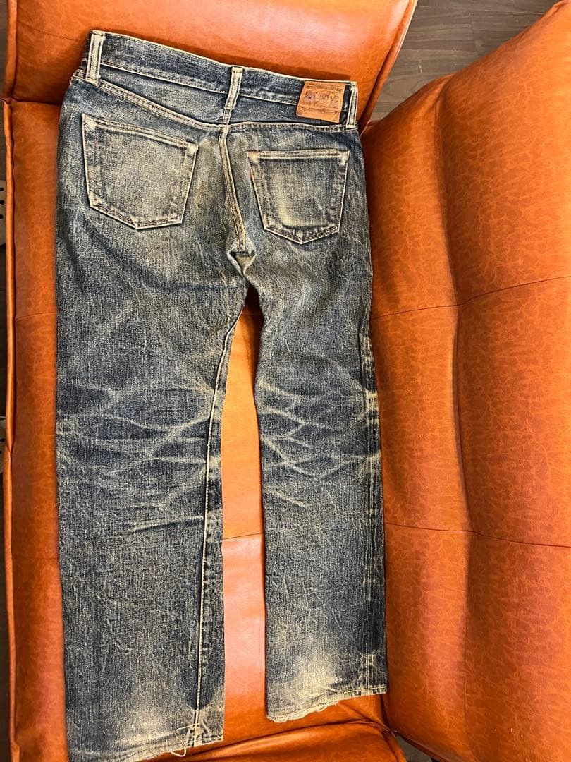 Samurai Jeans SAMURAI JEANS Straight Denim Pants Dark Blue 32 Size US 29 - 2 Thumbnail