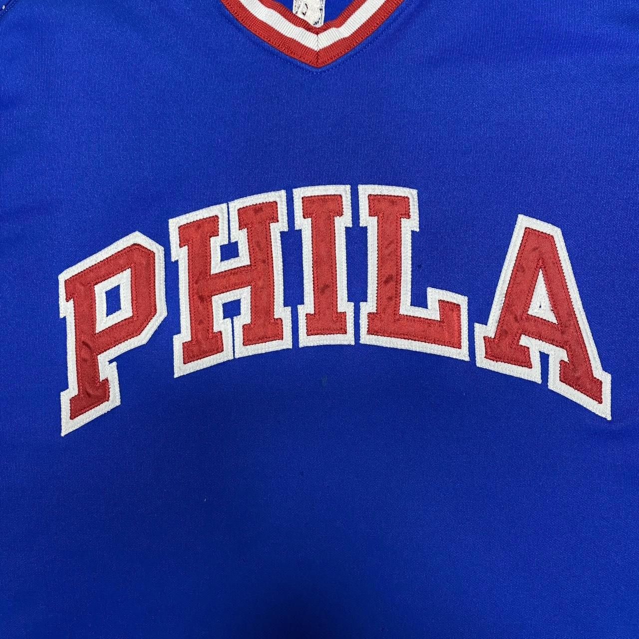 NBA Y2K Philadelphia 76ers NBA royal blue and red jersey Size US XL / EU 56 / 4 - 3 Thumbnail