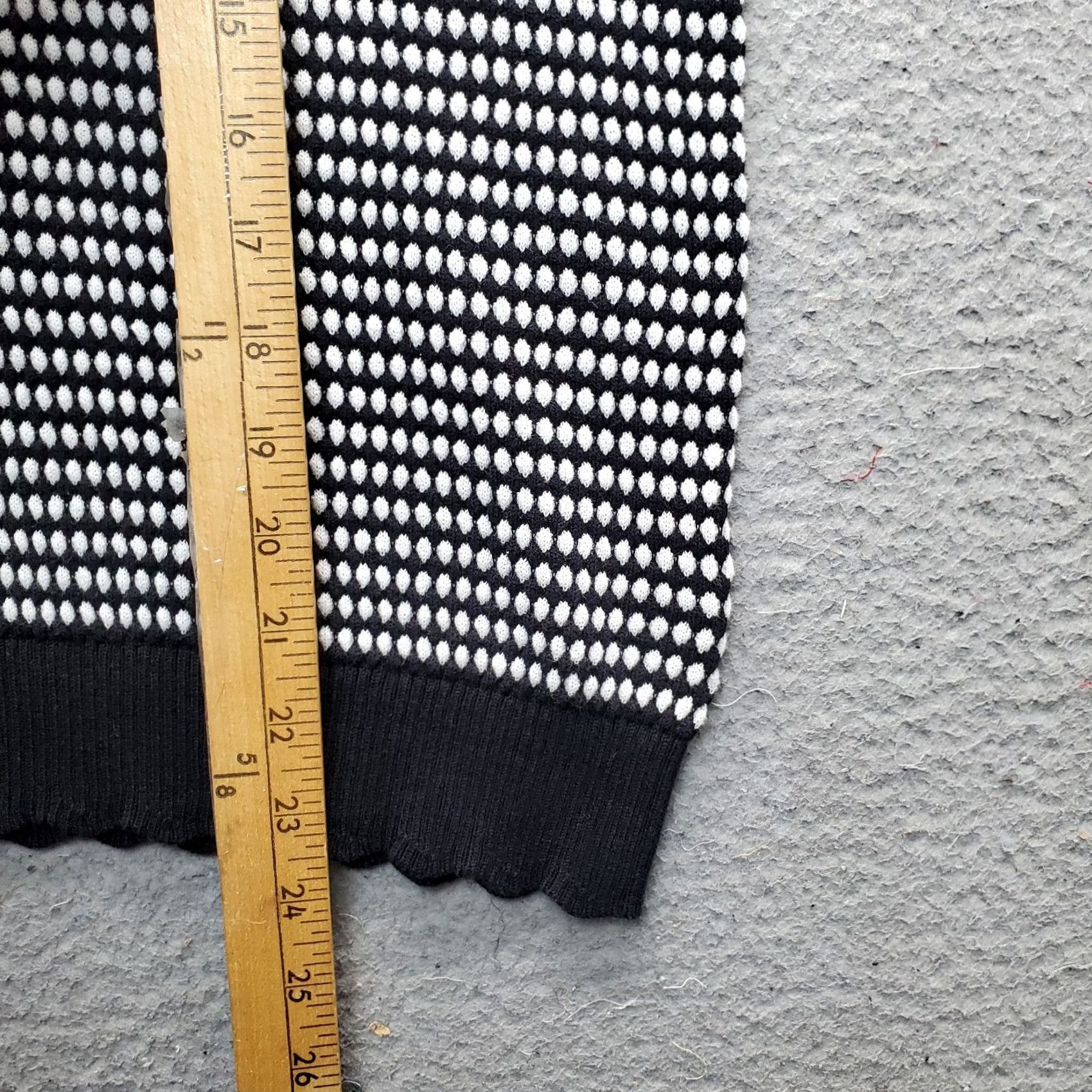 Worthington Worthington Sweater Womens Large Multi Polka Dot 100% Cotton Crew Neck Pullover, Knit, Wool? Size L / US 10 / IT 46 - 4 Thumbnail