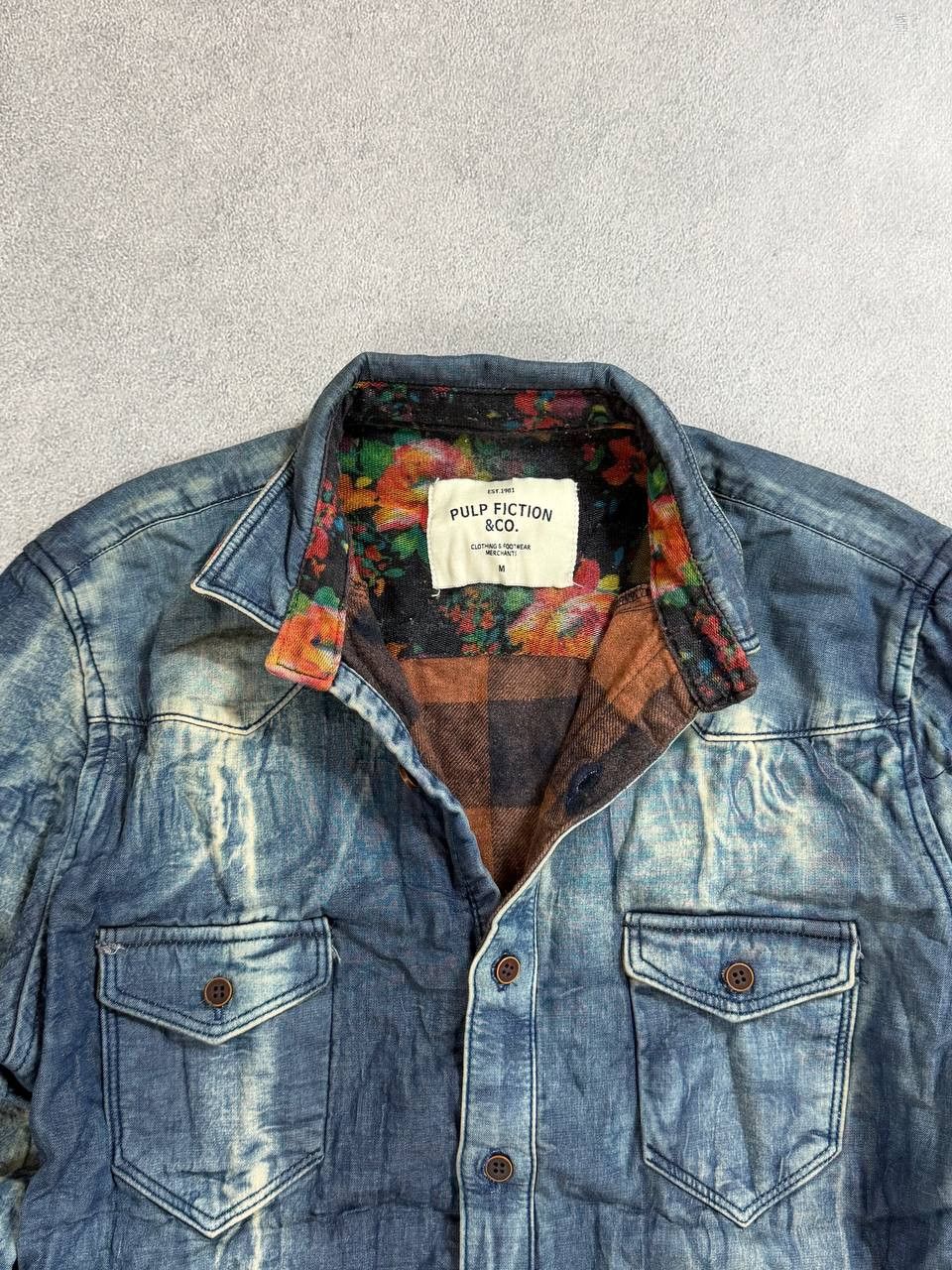Japanese Brand Denim buttons hype hysteric glamour style denim jacket y2k Size US S / EU 44-46 / 1 - 9 Thumbnail