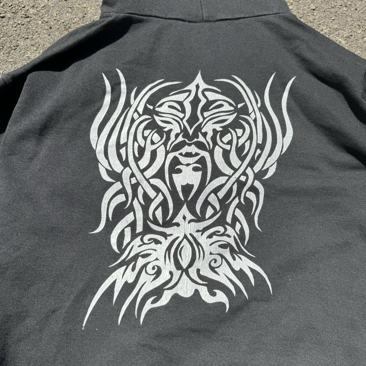 Vintage vintage hoodie 90s japanese zip rare designer motorhead Size US L / EU 52-54 / 3 - 8 Thumbnail