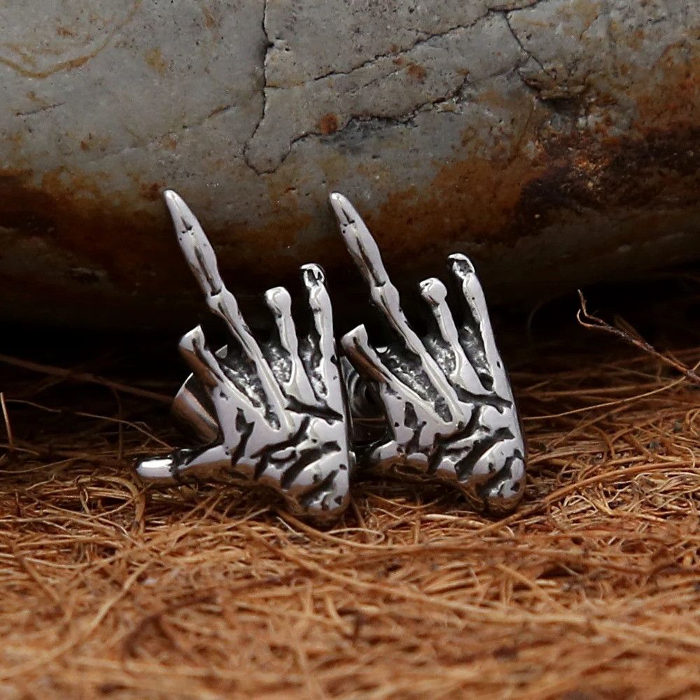 Japanese Brand × Vintage Ghost Hand Earrings Size ONE SIZE - 1 Thumbnail