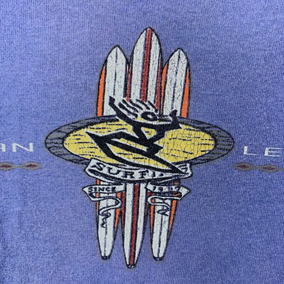 Vintage Vintage HAWAIIAN LEGEND Surf Surfing Sun Faded Short Shirt Size US S / EU 44-46 / 1 - 4 Thumbnail