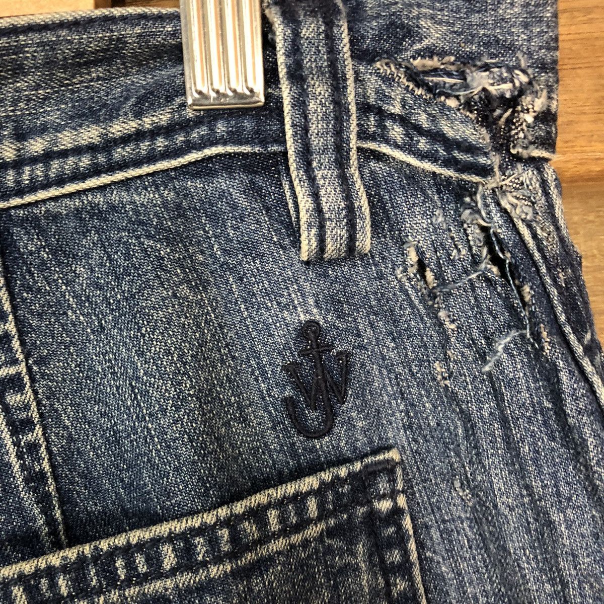 JW Anderson × Uniqlo Uniqlo X Jwanderson Blue Denim Pants #7380 Size US 28 / EU 44 - 18 Thumbnail