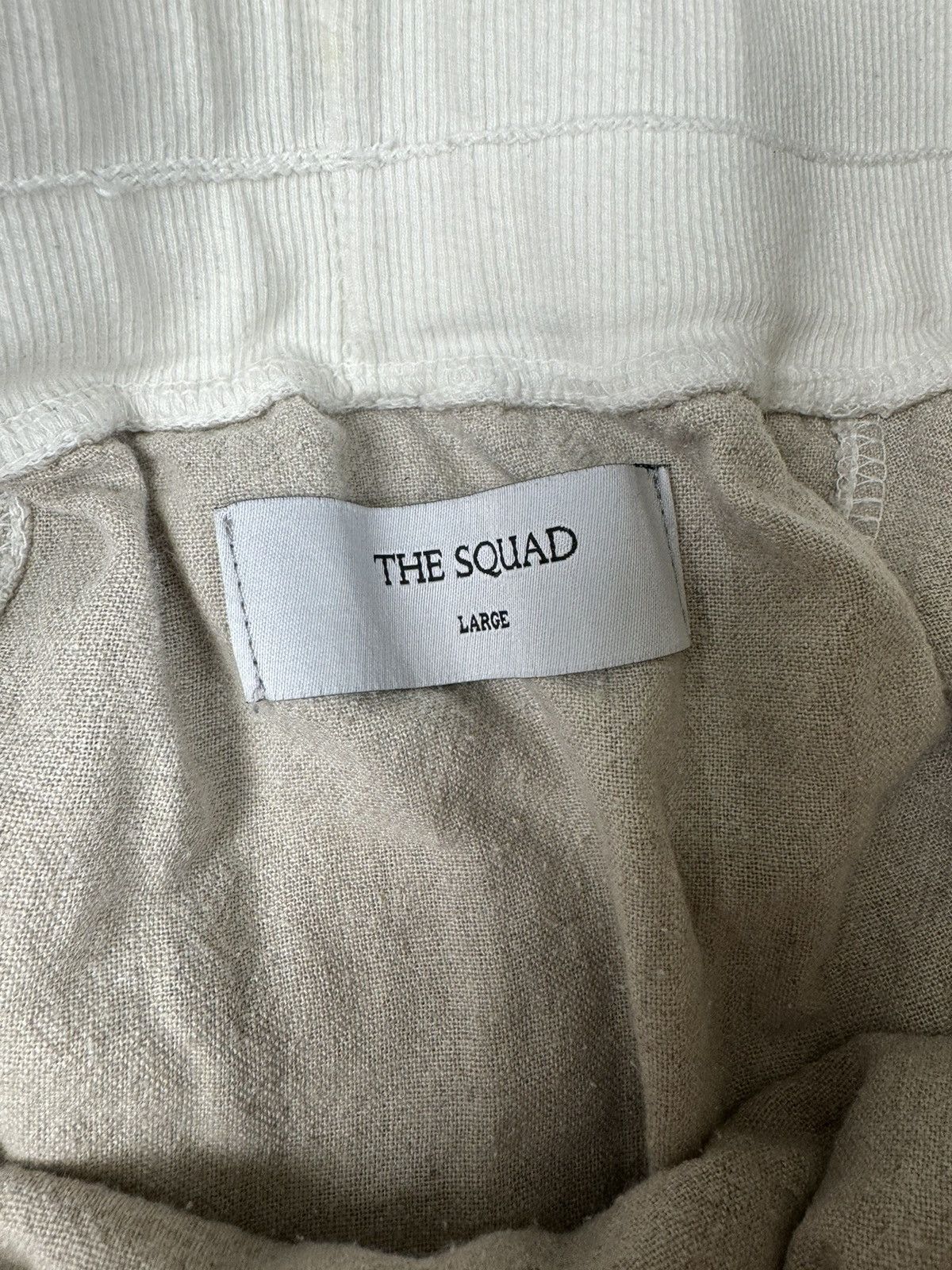 The Squad Khaki Linen Shorts Size US 34 / EU 50 - 3 Thumbnail