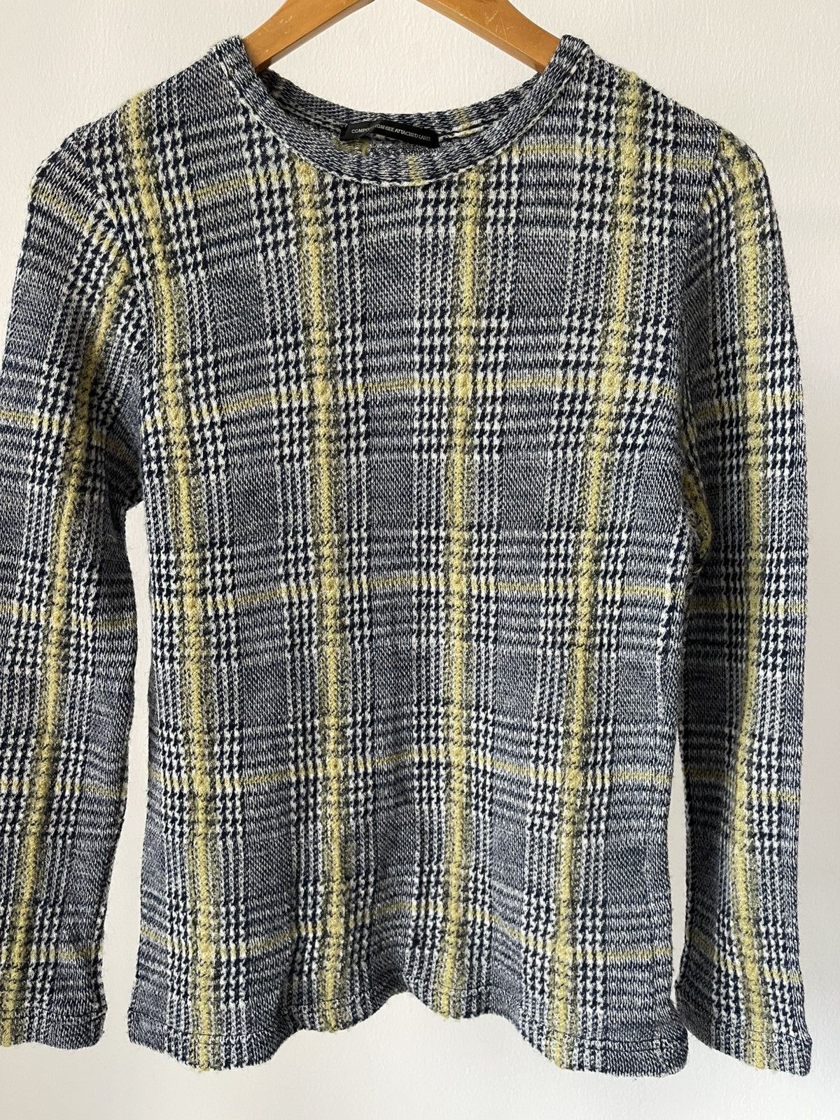 Y's × Yohji Yamamoto Yohji Yamamoto Plaid Wool Knitwear Size US XS / EU 42 / 0 - 4 Thumbnail