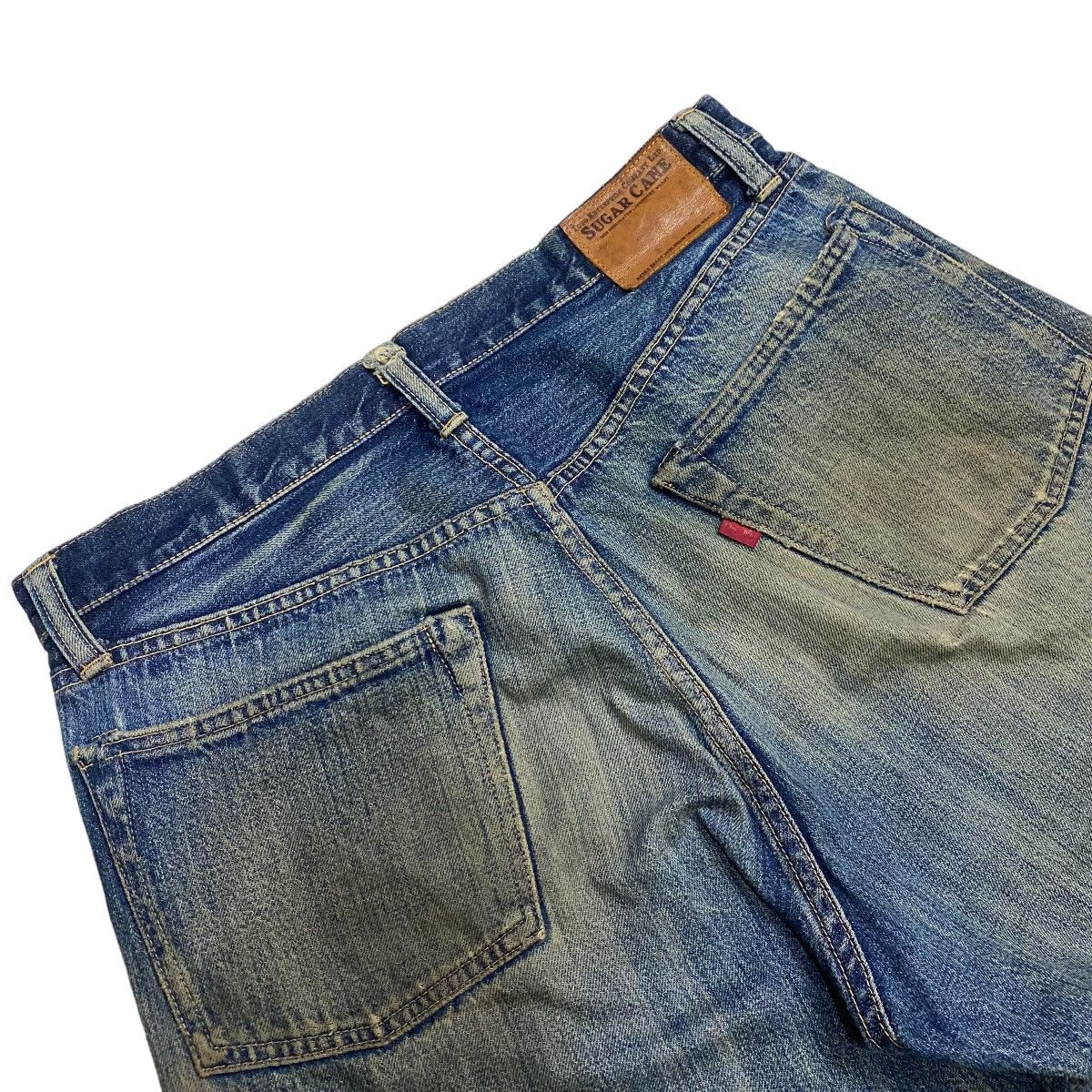 Sugar Cane Sugar Canes selvedge distressed denim homeless Size US 33 - 6 Thumbnail