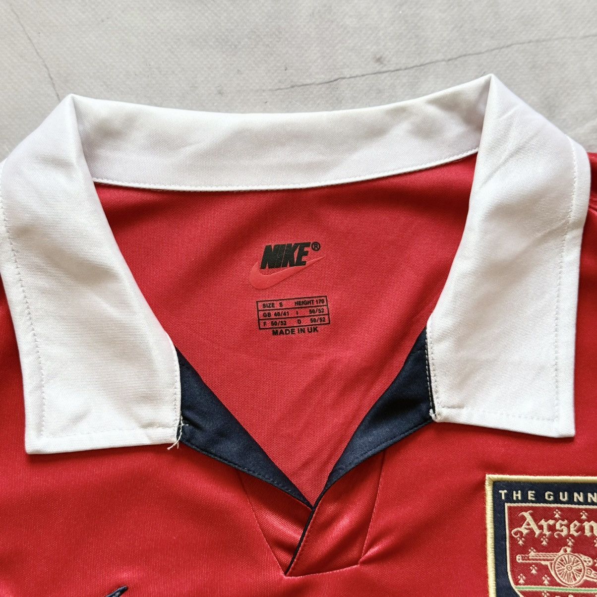 Vintage Vintage Nike Arsenal 1998-99 Home Shirt Jersey Tee Y2K Size US S / EU 44-46 / 1 - 11 Thumbnail