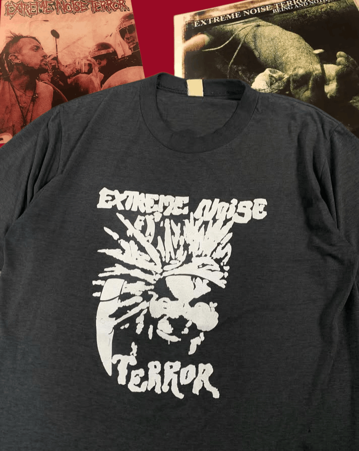 Band Tees Vintage 80's Extreme Noise Terror Crust Punk Tee Size US M / EU 48-50 / 2 - 1 Thumbnail