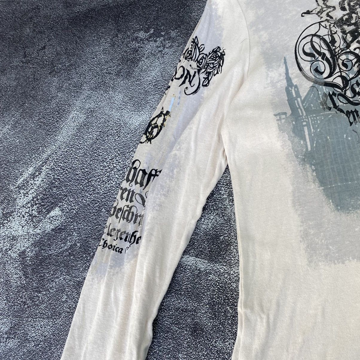 If Six Was Nine × Japanese Brand × Le Grande Bleu (L.G.B.) Rare To The Angel Rhinestones Longsleeve lgb style Size M / US 6-8 / IT 42-44 - 9 Thumbnail