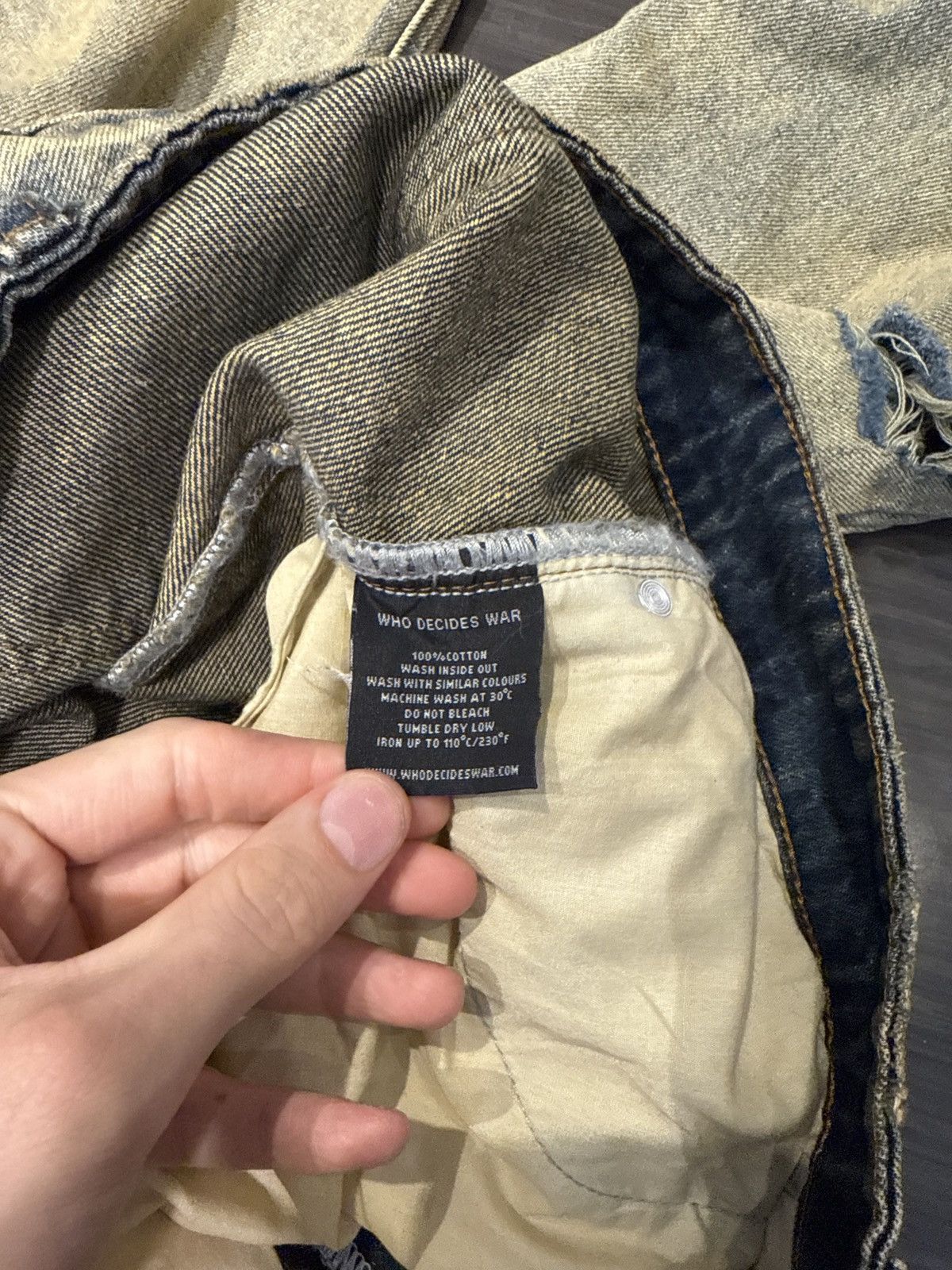Who Decides War Who Decides War Gnarly Denim Jeans 36 Size US 36 / EU 52 - 4 Thumbnail