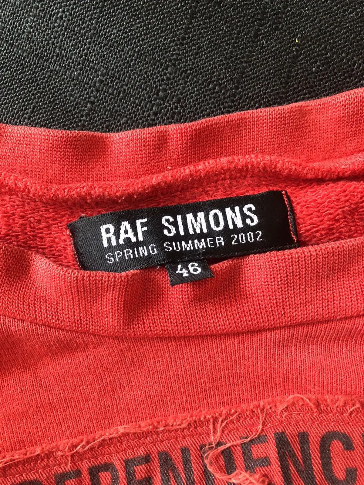 Raf Simons Raf Simons “Independence” S/S 2002 Sweatshirt Size US S / EU 44-46 / 1 - 4 Thumbnail