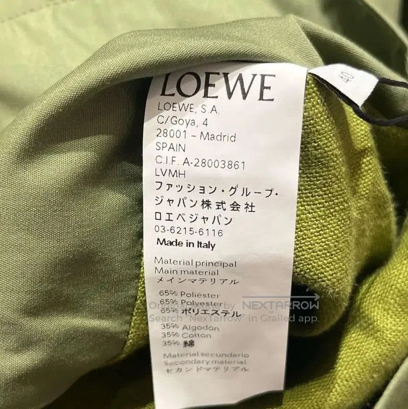 Loewe Loewe Irregular Green Cotton Summer Dress . Size M / US 6-8 / IT 42-44 - 6 Thumbnail
