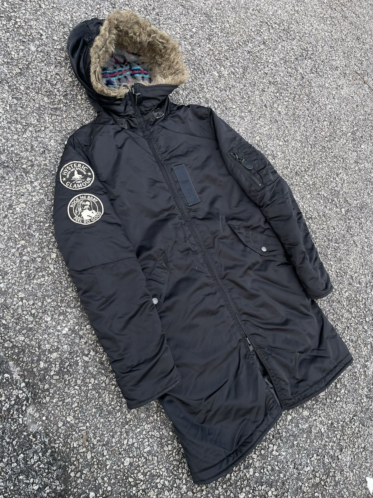 Hysteric Glamour × If Six Was Nine × Vintage HYSTERIC GLAMOUR VINTAGE Faux Fur Hoodie Jacket Size M / US 6-8 / IT 42-44 - 3 Thumbnail