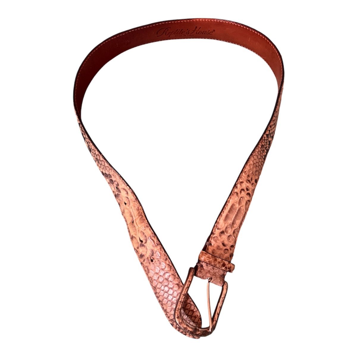 Other Reptile's house italy python snake natural leather Size ONE SIZE - 3 Thumbnail