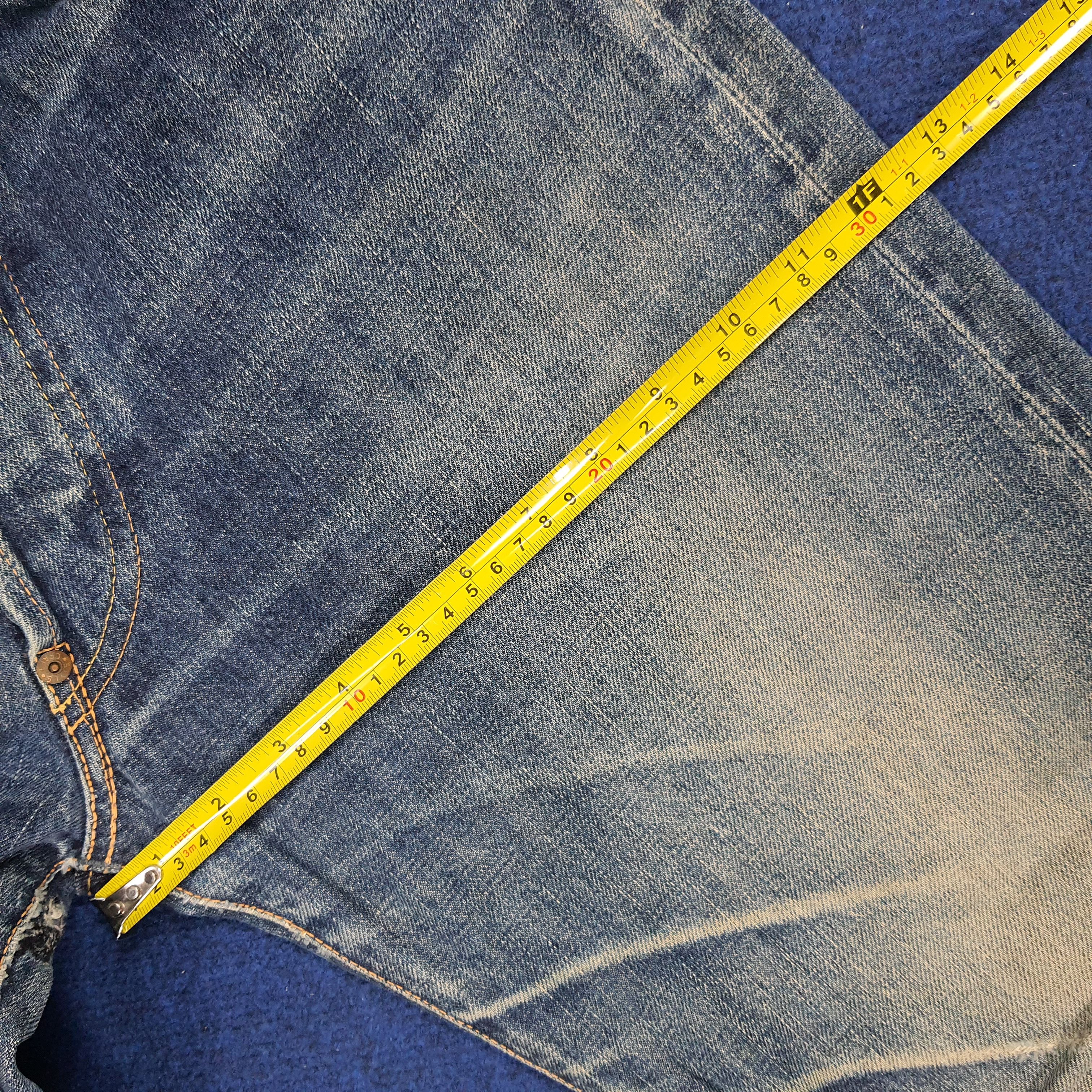 Japanese Brand × Vintage Vintage Evisu Selvedge Custom Red Daicock Jeans Size US 28 / EU 44 - 15 Thumbnail