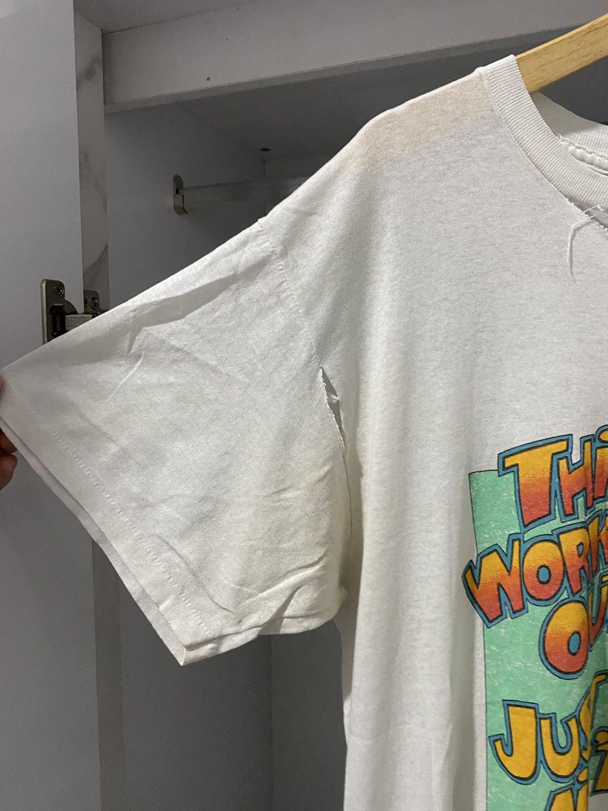 Vintage 🖤BLACKFRIDAY🖤Vintage 80s Papperthin Disstressed Shirt Size US XL / EU 56 / 4 - 6 Thumbnail