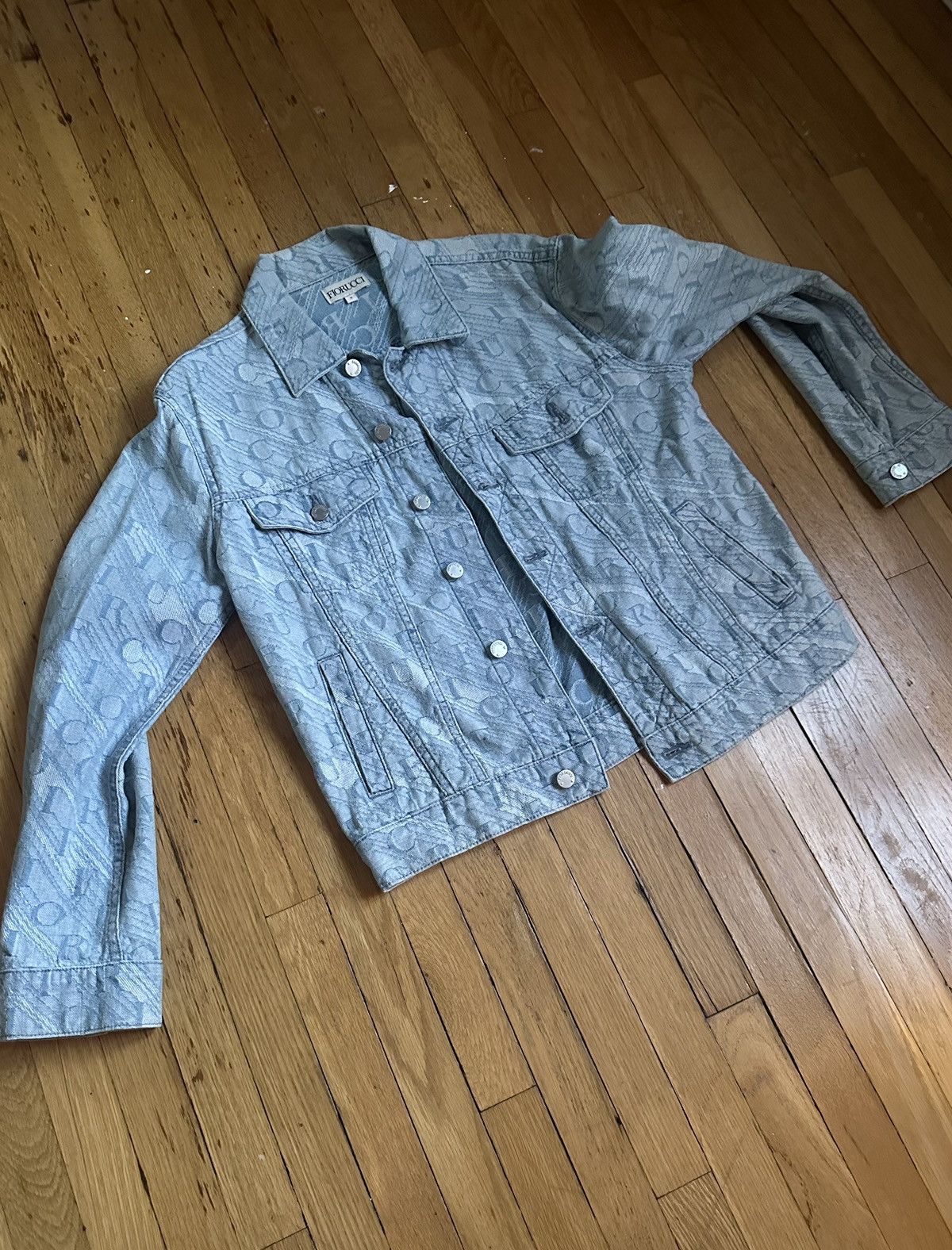 Fiorucci Monogram denim jacket Size US S / EU 44-46 / 1 - 1 Thumbnail