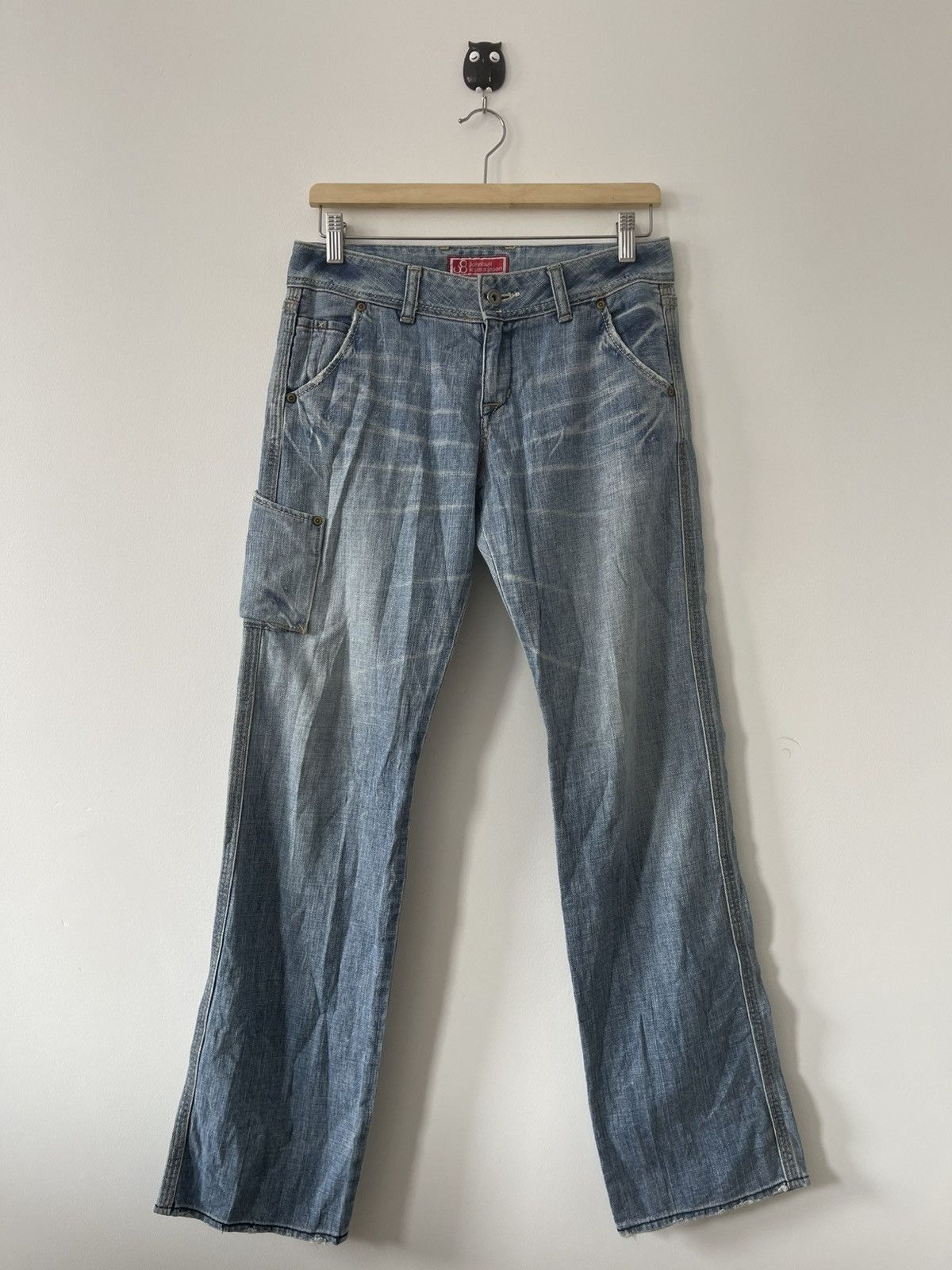 KOJIMA GENES Rare Vintage JOHNBULL KOJIMA JAPAN Carpenter Utility Jeans Size US 29 - 4 Thumbnail